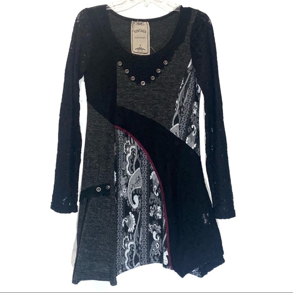 Vintage Concept Lace Tunic Small - Picture 1 of 7
